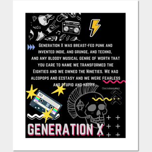 Gen X music Posters and Art